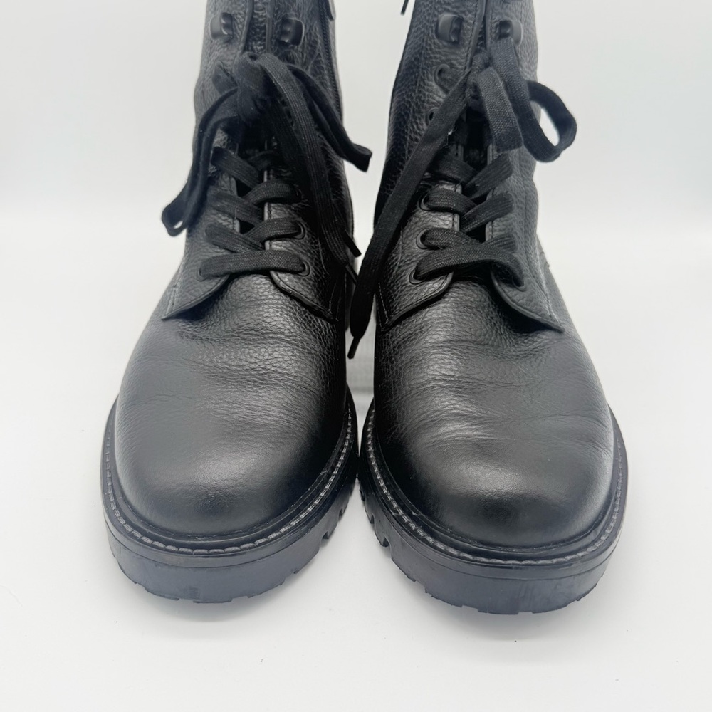 Vince Men's Dominic Black Combat Boots - Picture 9 of 16